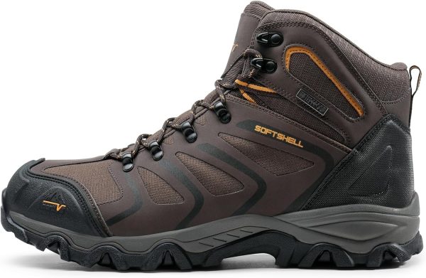 Men's Ankle High Waterproof Hiking Boots Outdoor Lightweight Shoes Trekking Trails Armadillo - Image 2