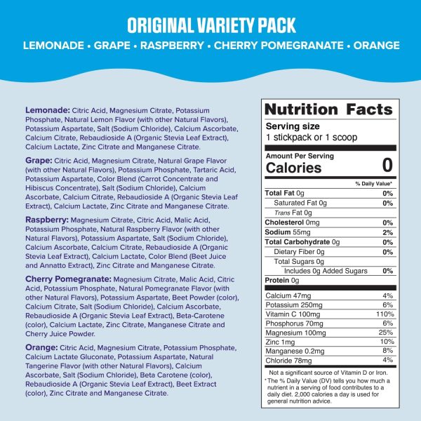 Ultima Replenisher Daily Electrolyte Drink Mix – Original Variety, 20 Stickpacks – Hydration Packets with 6 Electrolytes & Minerals – Keto Friendly, Vegan, Non- GMO & Sugar-Free Electrolyte Powder - Image 4